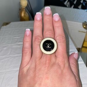 Vintage Chanel Button Ring